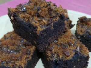 Resep Kue: Brownies Abon Bawang