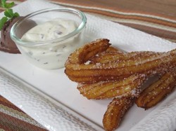 Resep Kue: Churros with Chocolate Chantilly