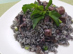 Resep Nasi: Nasi Goreng Cumi Hitam