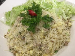 Resep Nasi : Nasi Goreng Putih Ikan Asin