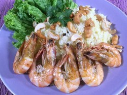 Resep Nasi: Saffron Rice with Prawn