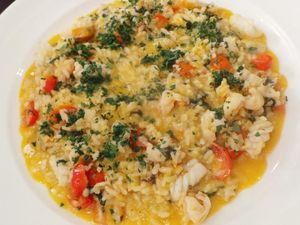 Resep Nasi : Seafood Risotto and Lemon Flavor