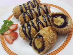 Resep Roti : SARI ROTI Goreng Pisang Cokelat