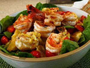 Resep Salad: Selada Udang Mediterania