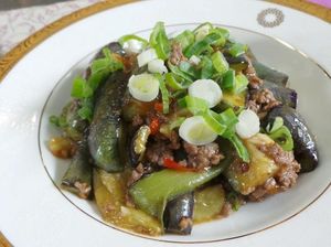 Resep Sayuran: Braised Eggplant with Minced Beef