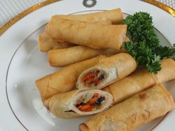 Resep Sayuran: Deep Fried Spring Rolled With Vegetable