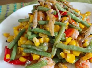 Resep Sayuran: Tumis Buncis Jagung Teri