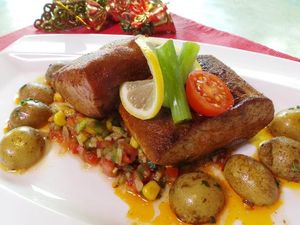 Resep Seafood: Fresh Tuna Steak Cajun Style