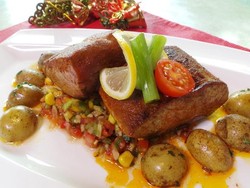 Resep Seafood: Fresh Tuna Steak Cajun Style