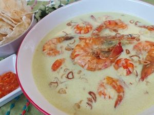 Resep Seafood: Soto Udang Medan