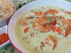 Resep Seafood: Soto Udang Medan