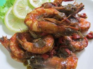 Resep Seafood: Udang Bumbu Kare