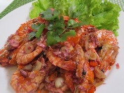 Resep Seafood: Udang Goreng Kecombrang