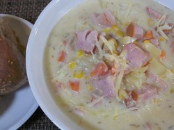 Resep: Smoked Chicken Chowder