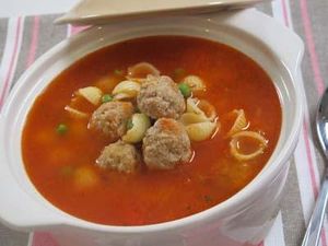 Resep Sup: Sup Tomat Bola Daging