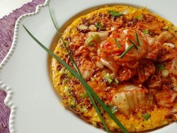 Resep Telur: Omelet Kimchi