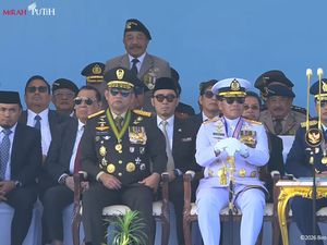 Para Mantan Kapolri Hadir di Upacara Hari Bhayangkara ke-80