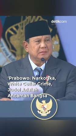 Video Prabowo: Narkotika-Judol Ancaman Bangsa Besar Kita