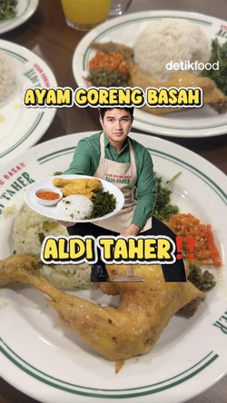 Video: Review Ayam Goreng Basah Aldi Taher, Enak atau Cuma Modal Viral?
