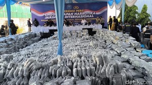 Potret Narkoba 3 Ton yang Digerebek BNN RI di Gresik