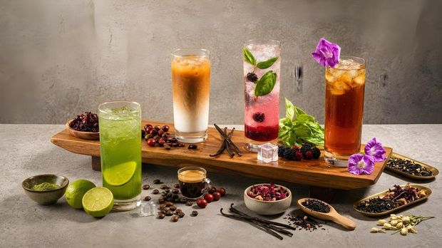 Berbagai minuman 60 Seconds to Tokyo