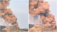 Video: Gunung Anak Krakatau Erupsi, Kini Statusnya Waspada