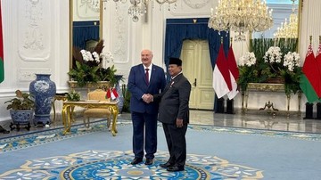 Prabowo Terima Kunjungan Presiden Belarus, Disambut Upacara Kenegaraan
