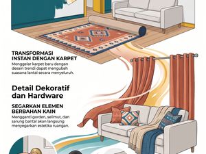 Infografis: 5 Trik Bikin Interior Rumah Makin Cakep Tanpa Renovasi