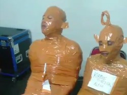 Fakta di Balik Video Viral Maling Dilakban Menjadi Teletubbies