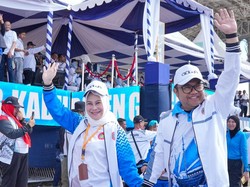 Wabup Gowa Darmawangsyah Dampingi Atlet Porsenijar Bertanding di Sidrap