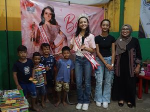 Keren! Audellya Ambara Buat Gerakan Berbagi Buku Bacaan Bahasa Inggris