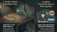 Infografis: Ular Bisa Bersarang di Rumah, Begini Cara Cepat Deteksinya