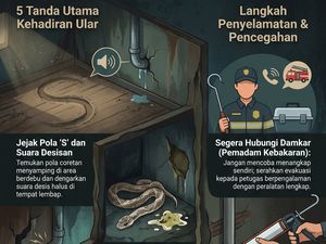 Infografis: Ular Bisa Bersarang di Rumah, Begini Cara Cepat Deteksinya