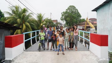 Polda Riau Tuntaskan 80 Jembatan di Hari Bhayangkara, Akan Diresmikan Kapolri
