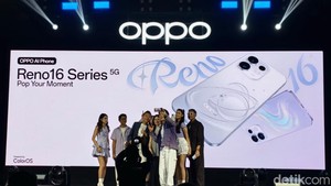 Oppo Reno 16, 16 Pro dan 16F Resmi Rilis di RI: Spesifikasi dan Harganya