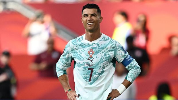 Portugal vs Kroasia Soccer Football - FIFA World Cup 2026 - Round of 32 - Portugal v Croatia - Toronto Stadium, Toronto, Canada - July 2, 2026 Portugal's Cristiano Ronaldo reacts REUTERS/Dylan Martinez