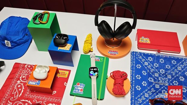 Jajaran produk terbaru Xiaomi, yakni Redmi Buds 8, Redmi Watch 6, dan Redmi Headphone Neo.