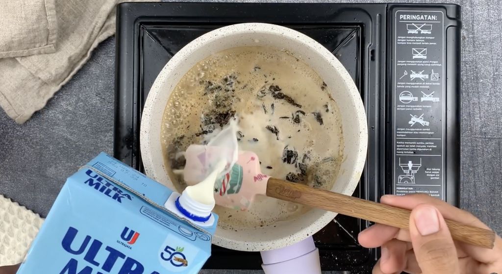 resep roasted milk tea ala Puguh Kristanto