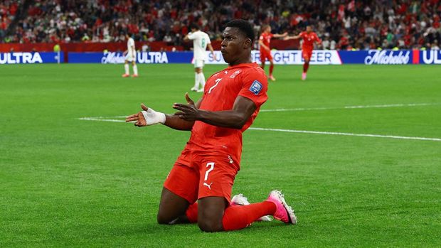 Breel Embolo sudah mencetak dua gol di Piala Dunia 2026.