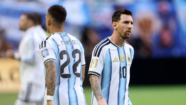 Soccer Football - FIFA World Cup 2026 - Round of 32 - Argentina v Cape Verde - Miami Stadium, Miami Gardens, Florida, U.S. - July 3, 2026 Argentina's Lionel Messi before the match REUTERS/Amanda Perobelli