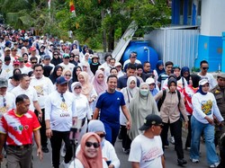HUT ke-67 Luwu, Gubernur Sulsel Jalan Sehat Anti Mager Bareng Warga