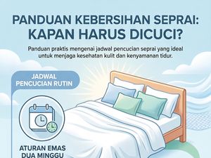 Infografis: Kapan Waktu Ideal buat Cuci Seprai Kasur?