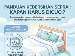 Infografis: Kapan Waktu Ideal buat Cuci Seprai Kasur?