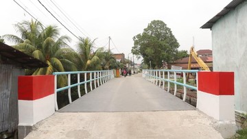 Transformasi Jembatan Merah Putih di Riau yang Akan Diresmikan Kapolri