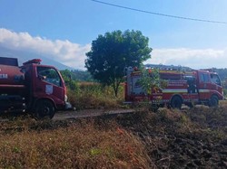 4 Hektare Lahan di Kubu Karangasem Terbakar
