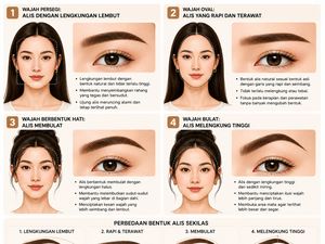 Infografis: Model Alis yang Cocok Sesuai Bentuk Wajah, Jangan Asal Pilih!