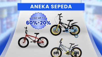 Berita dari Detik Finance: Cari Sepeda buat Anak? Di Transmart Full Day Sale, Mulai Rp 1 Jutaan
