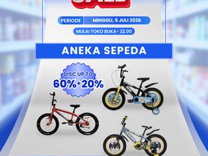 Cari Sepeda buat Anak? Di Transmart Full Day Sale, Mulai Rp 1 Jutaan