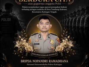 Kapolri Naikkan Pangkat Bripda Nopandri Jadi Briptu Anumerta