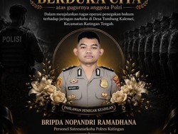 Kapolri Naikkan Pangkat Bripda Nopandri Jadi Briptu Anumerta